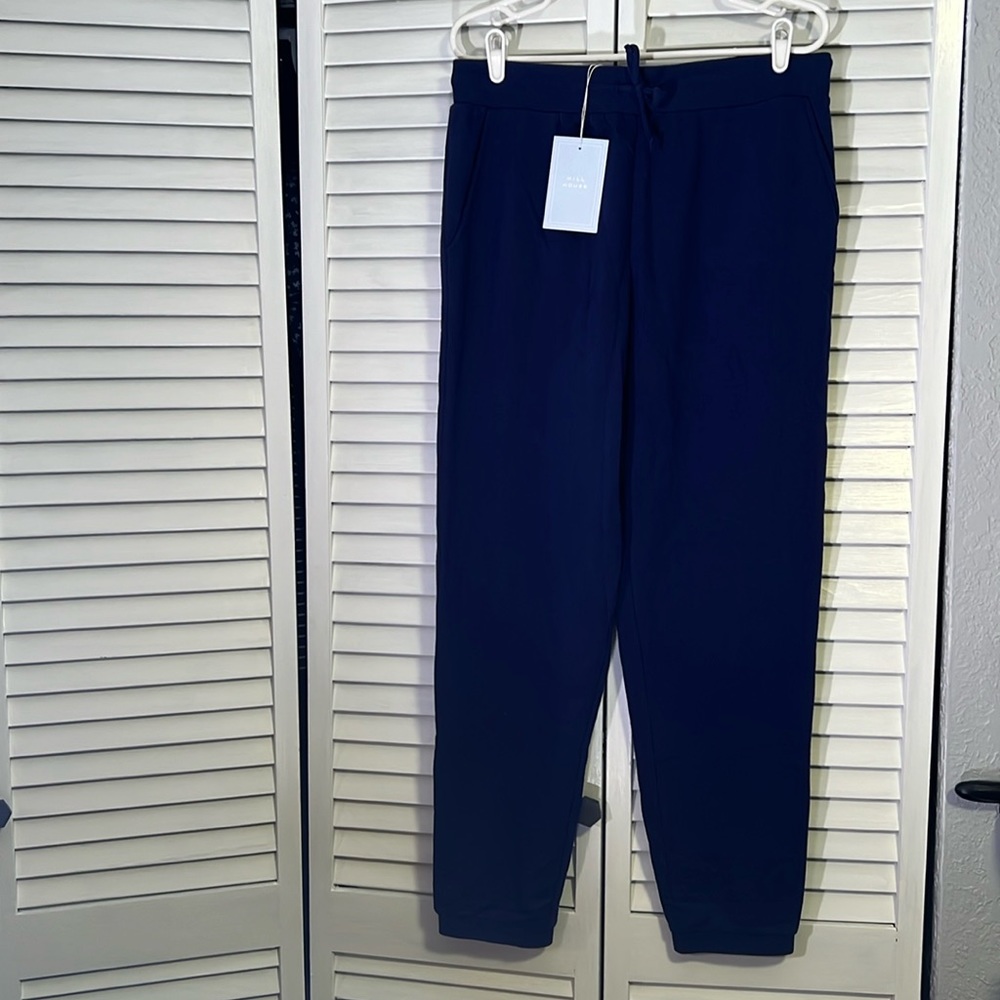 Hill House Men’s Teddy Jogger Pant.‎ NWT. Blue. Size Large. Pockets